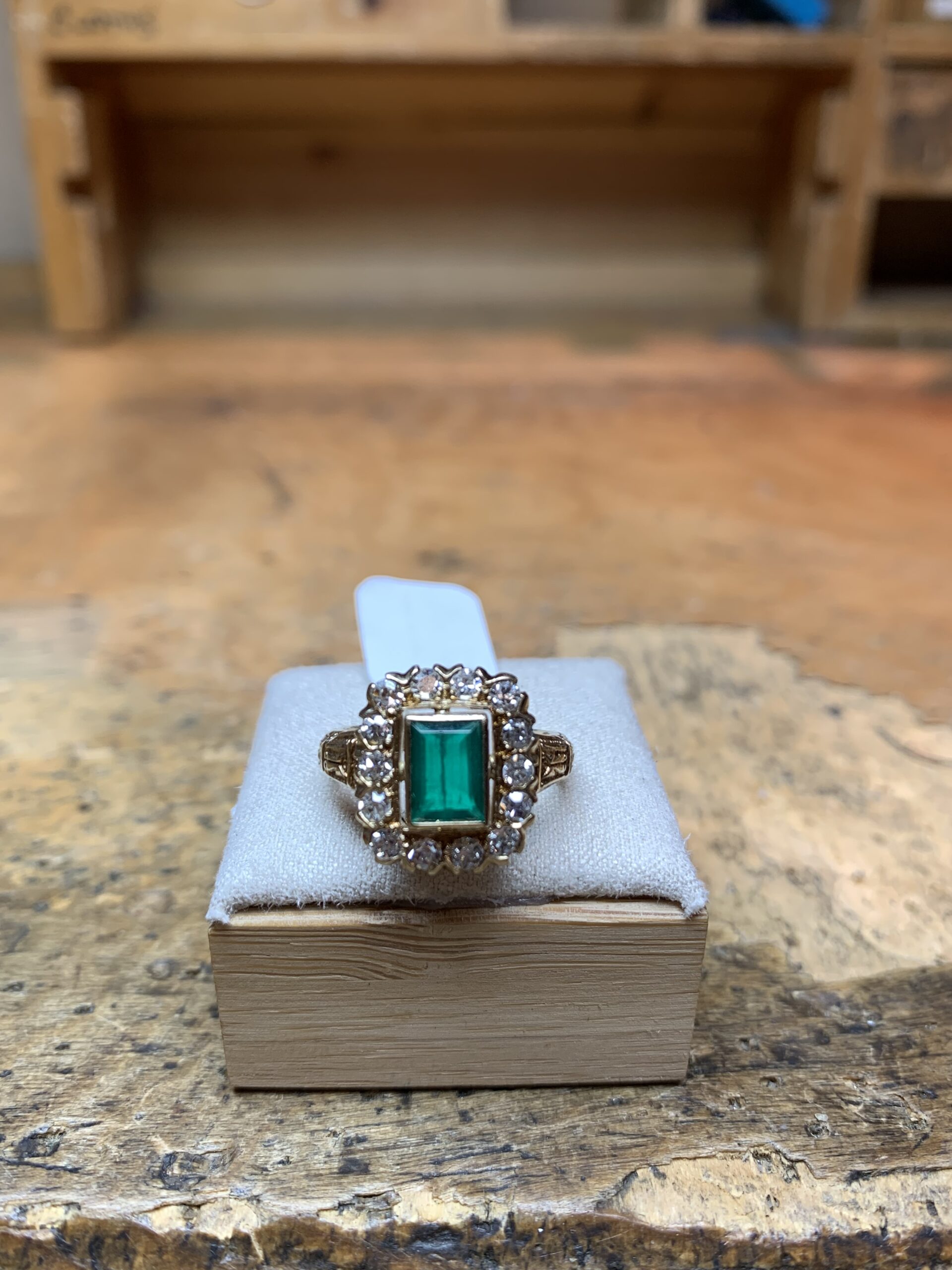 Αγορά Πρόστιμο κοσμήματα | LOVERJEWELRY Man Emerald Rings New Style Emerald  Rings 18K White Gold Natural Diamond Real Emerald Ring For Men Jewelry 5x7mm
